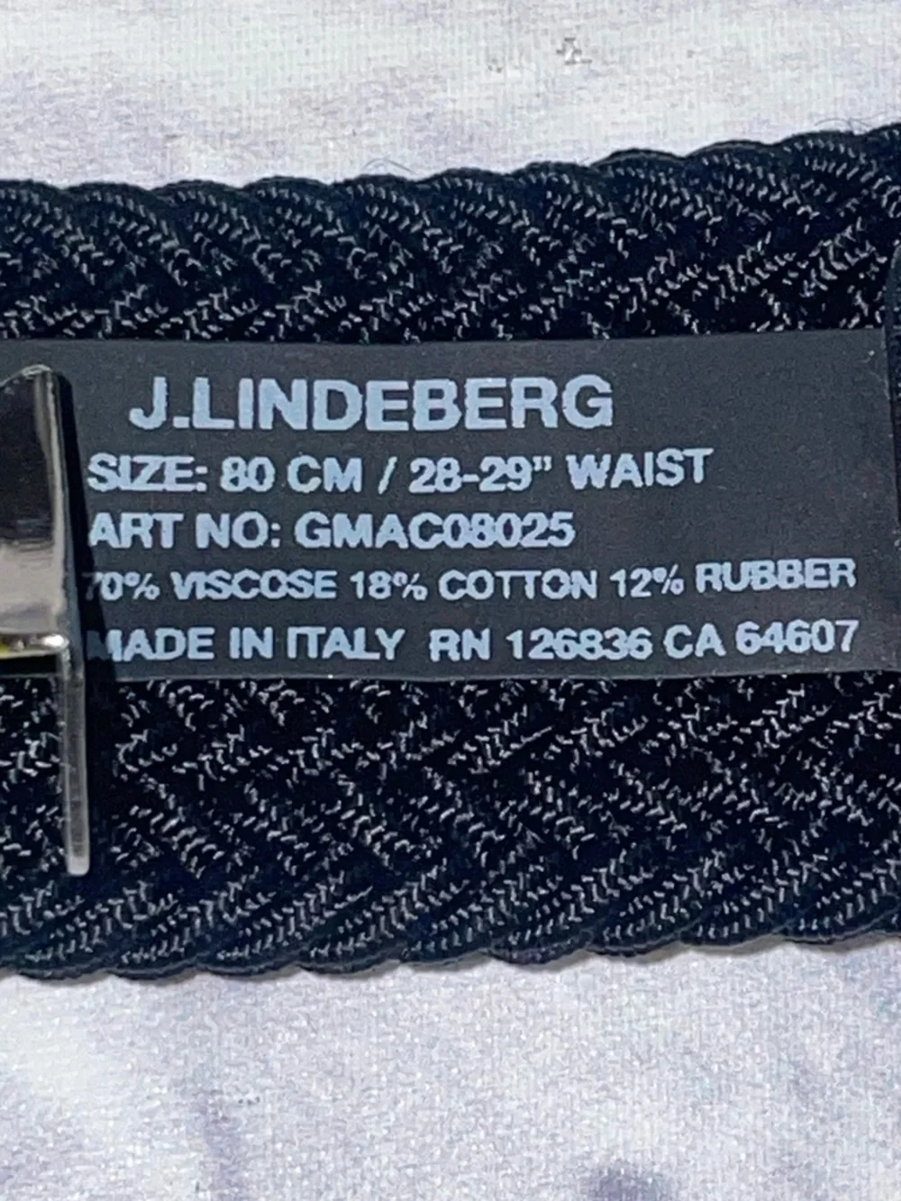 J.Lindeberg Men's Bernhard Golf Belt
